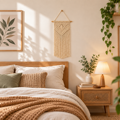 Hand-Woven Cotton Wall Hanging